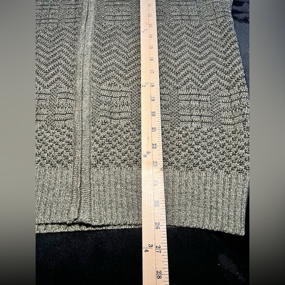 Aldo Contini Italia Zip Up Sweater, Brown w/pattern, Size Large - Picture 9 of 16